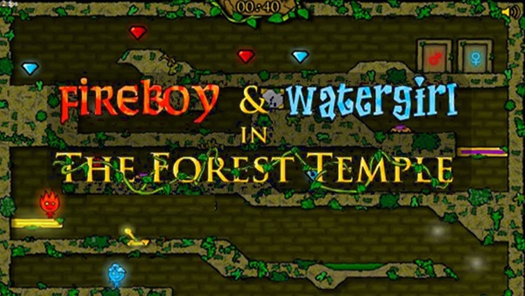 Fireboy & Watergirl in The Forest Temple Box Art