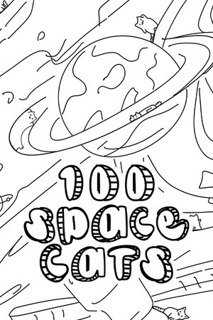 100 Space Cats Box Art