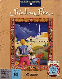 Quest for Glory II: Trial by Fire Box Art