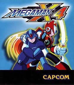 Mega Man X4 Box Art