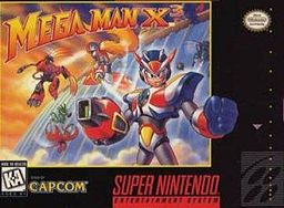Mega Man X3 Box Art