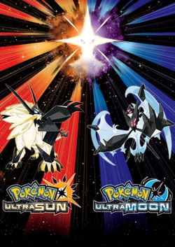 Pokémon Ultra Sun and Ultra Moon Box Art