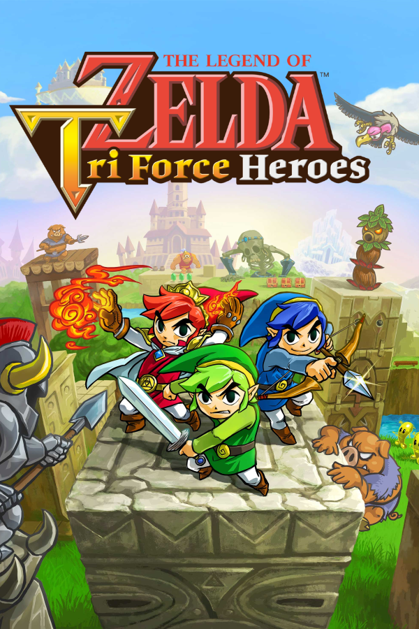 The Legend of Zelda: Tri Force Heroes Box Art